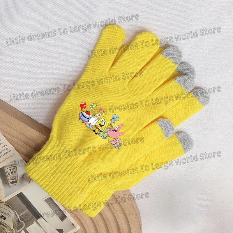 Guantes táctiles Bob Esponja - Bob y Patricio