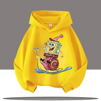 Sudadera gris jaspeada de Bob Esponja - Gary y Bob