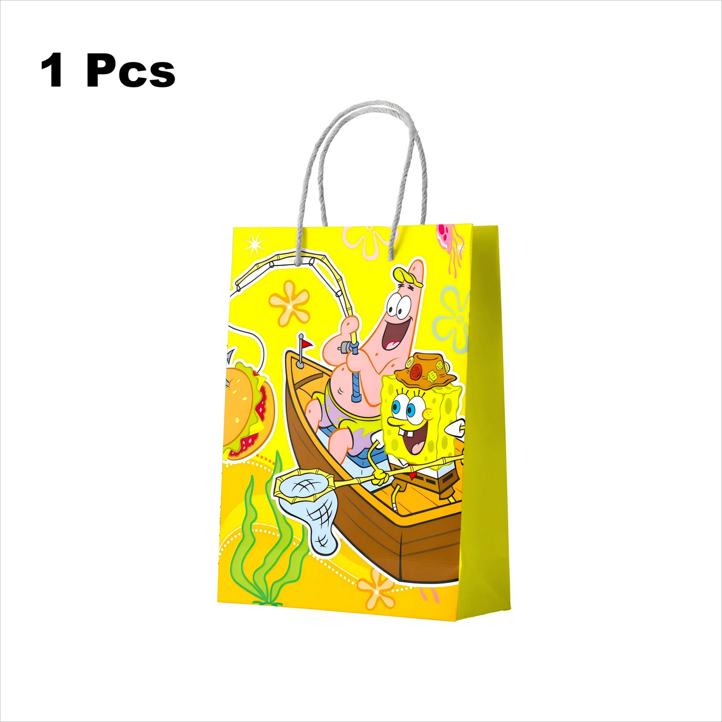 Bolsas de regalo de Bob Esponja - Pack de fiesta