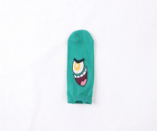 Chaussettes Bob l'Éponge : Plankton diabolique