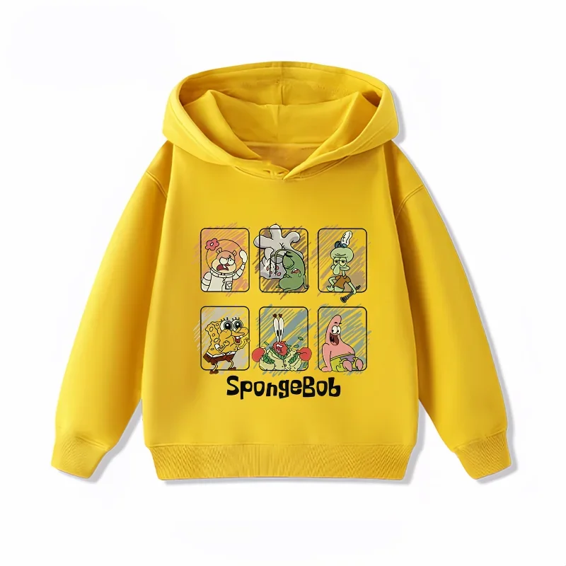Sudadera blanca de Bob Esponja - Las muecas de Bob (cuadrado)