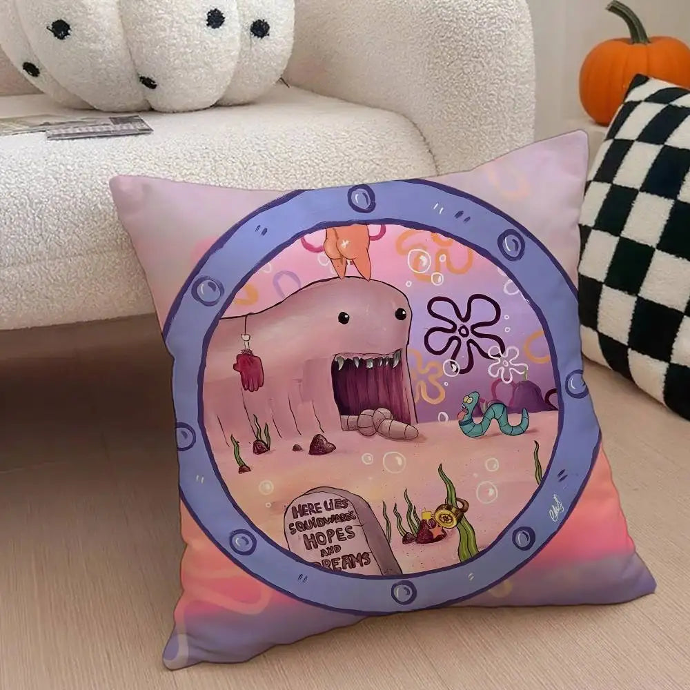 SpongeBob SquarePants Cushion Cover - Mix Design