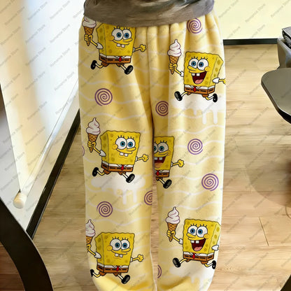 SpongeBob Pyjama Bottoms - Blue Pineapple Pattern