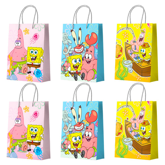 Sacs cadeaux Bob l'Éponge : party pack