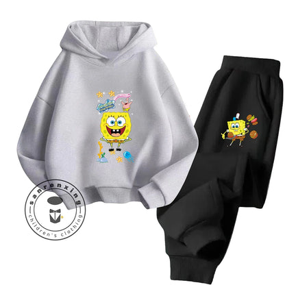 SpongeBob Tracksuit Set - All Black Look