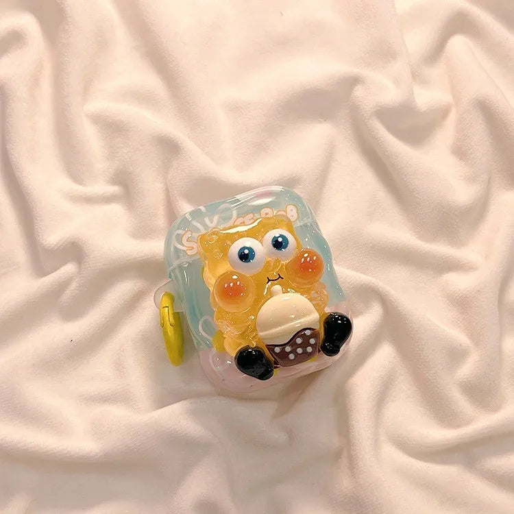 Funda para AirPods de Bob Esponja - Personaje 3D