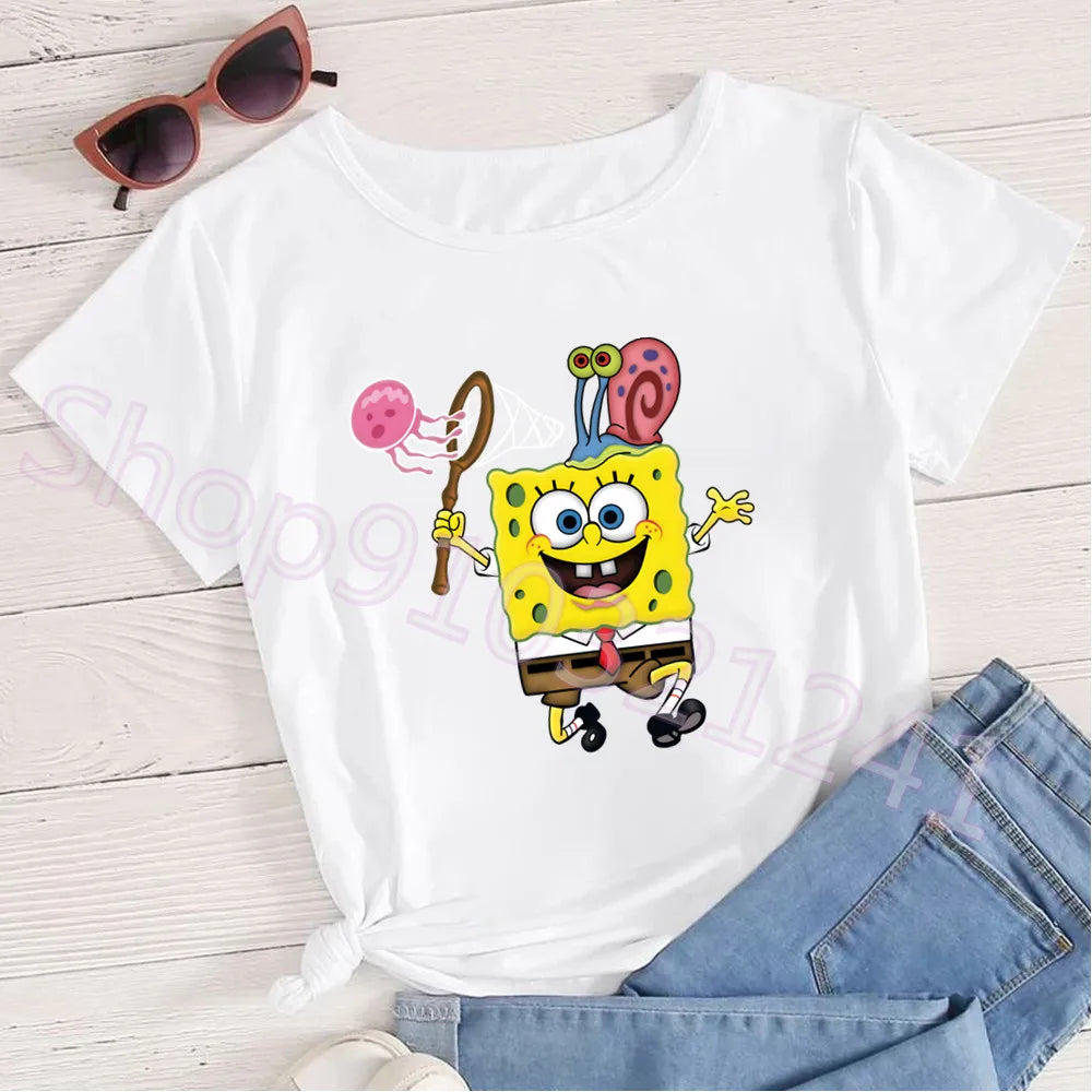 Camiseta de Bob Esponja - Caza de Medusas