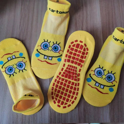 Calcetines Bob Esponja - Estampado de rayas de Bikini