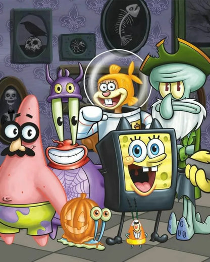 Diamond Painting Bob Esponja - Cumpleaños
