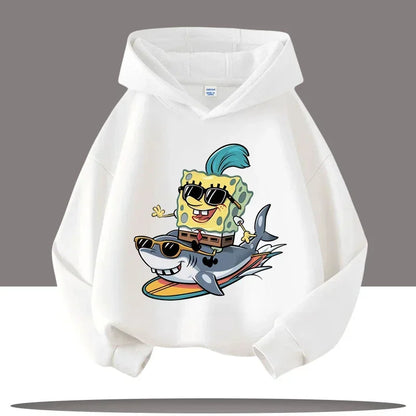 Sudadera gris jaspeada de Bob Esponja - Gary y Bob
