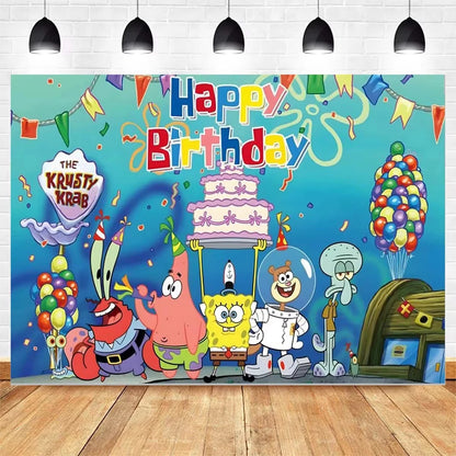 SpongeBob Birthday Banner - Festive