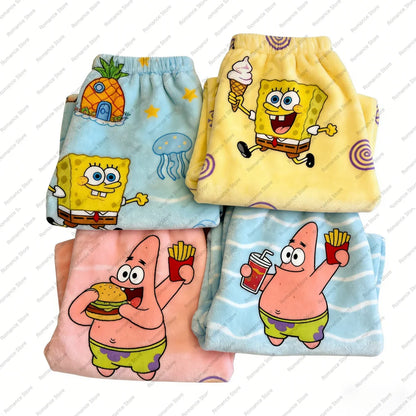 SpongeBob Pyjama Bottoms - Blue Pineapple Pattern