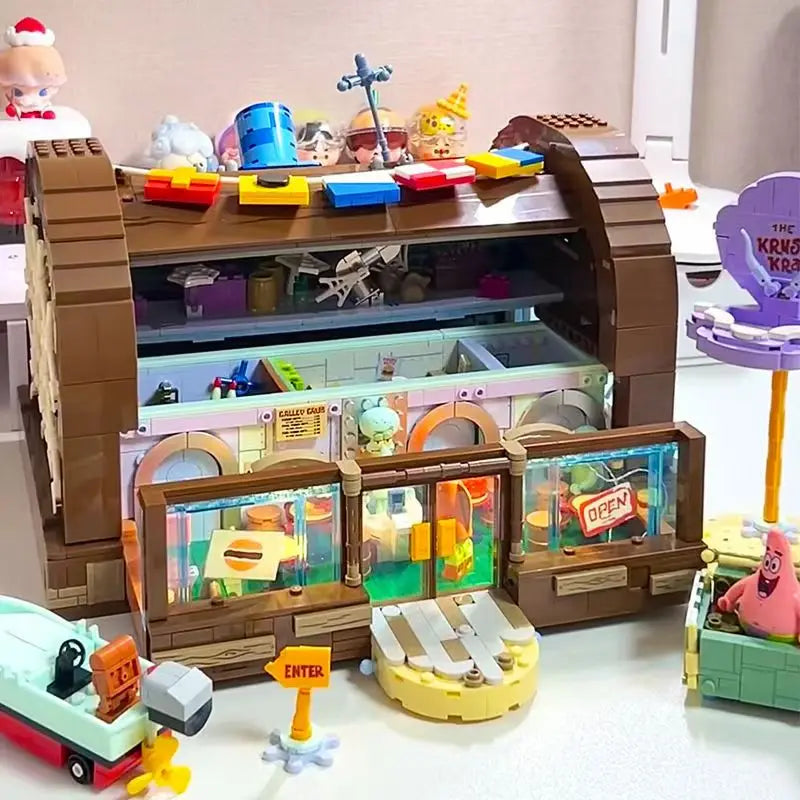 SpongeBob SquarePants Construction Set - The Krusty Krab Building Bricks