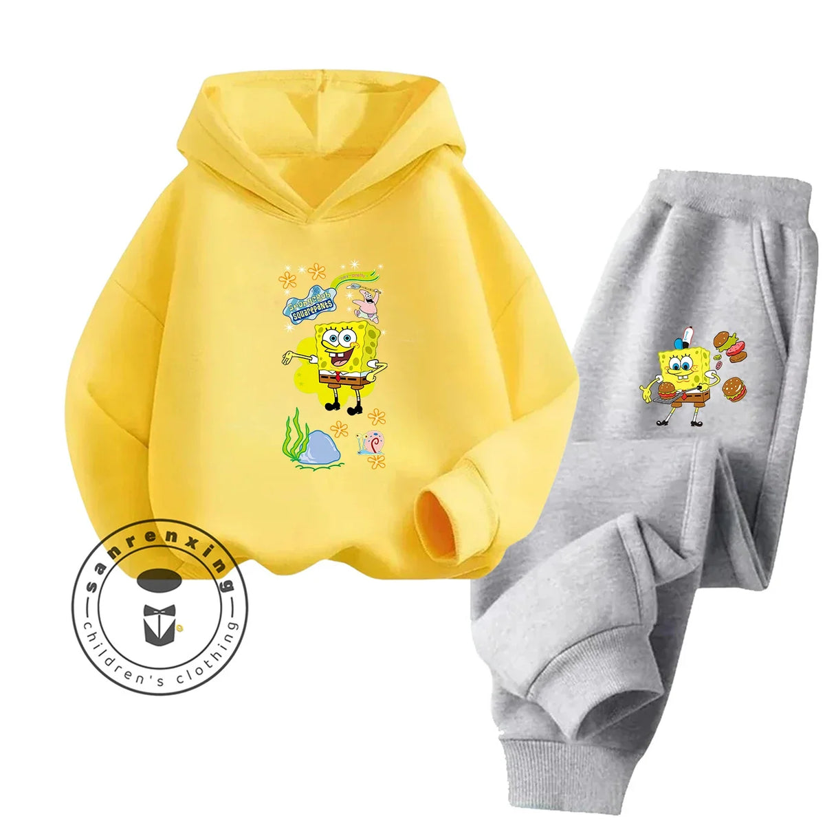 SpongeBob Tracksuit Set - All Black Look