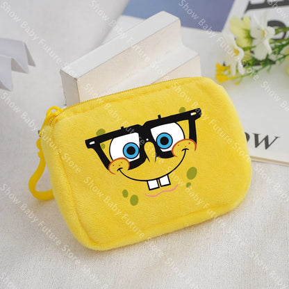 SpongeBob Plush Pouch - Super Soft Face