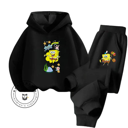 Conjunto deportivo de Bob Esponja - Amarillo y pantalón negro