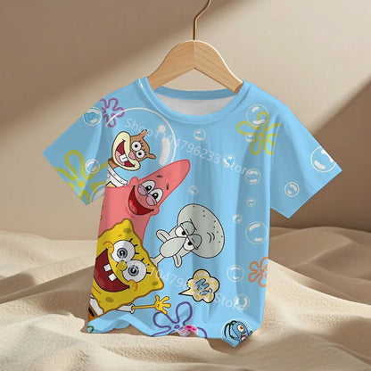 T-shirt Bob l'Éponge - Bulles 3D