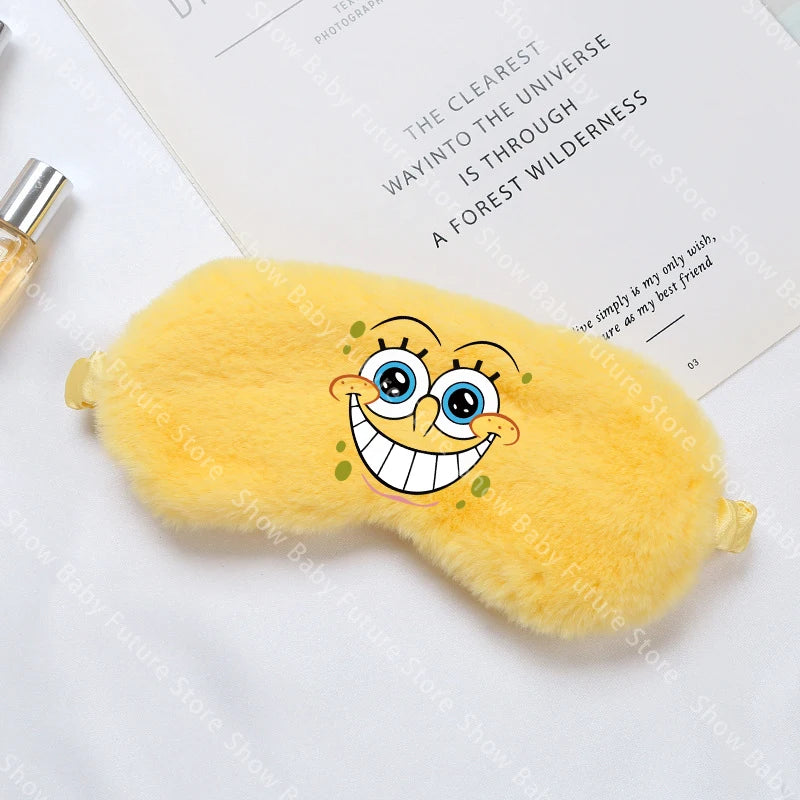 Antifaz para dormir de Bob Esponja - Cara dormida