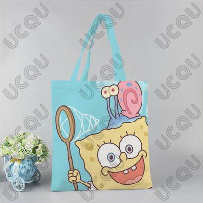 Tote bag Bob l'Éponge : chasse aux méduses