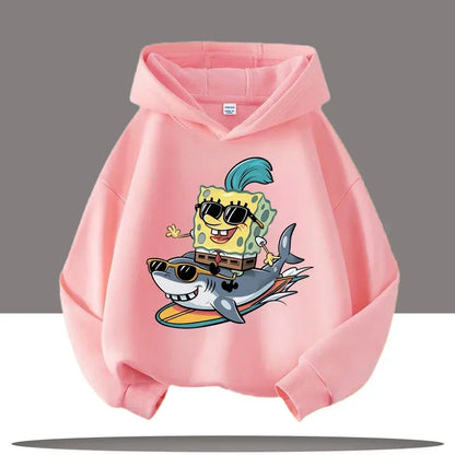 Sudadera gris jaspeada de Bob Esponja - Gary y Bob