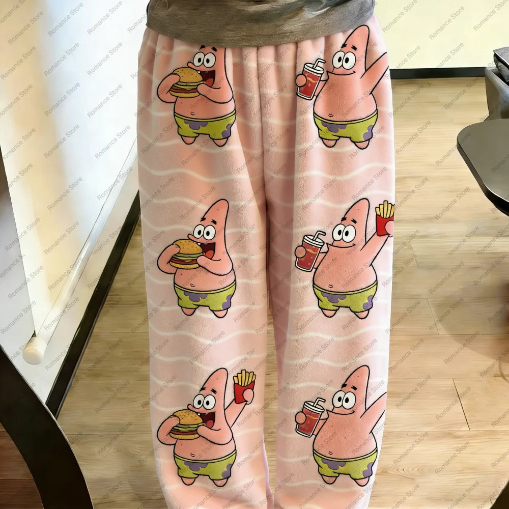 Pantalon de pyjama Bob l'Éponge : motif Patrick rose