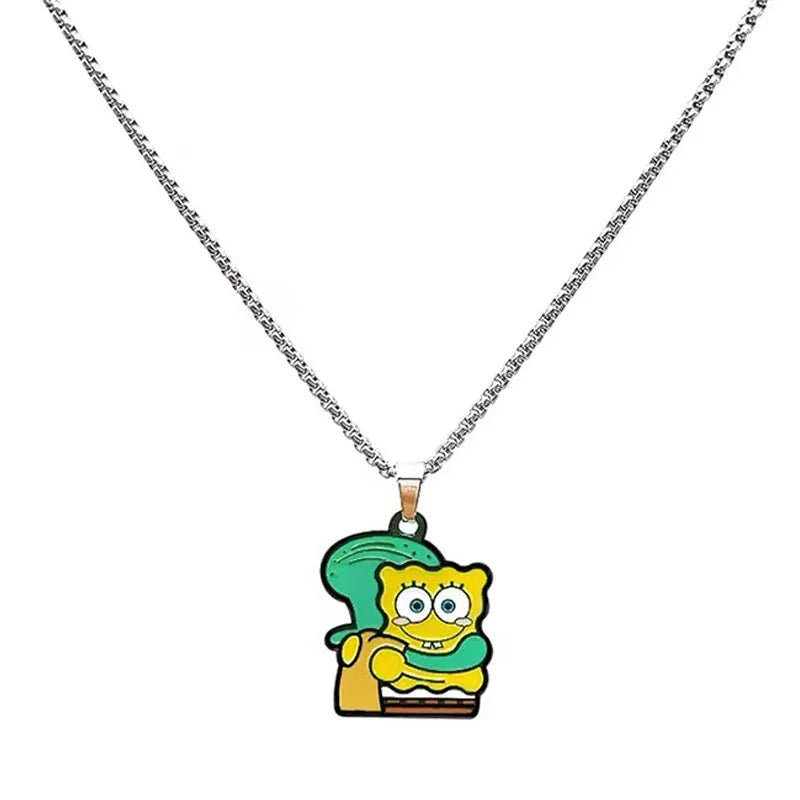 SpongeBob Couple Necklaces - Duo Pendants