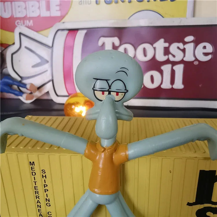 Figura Bob Esponja - Calamardo Tentáculos Articulado