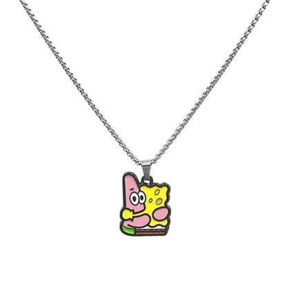 SpongeBob Couple Necklaces - Duo Pendants