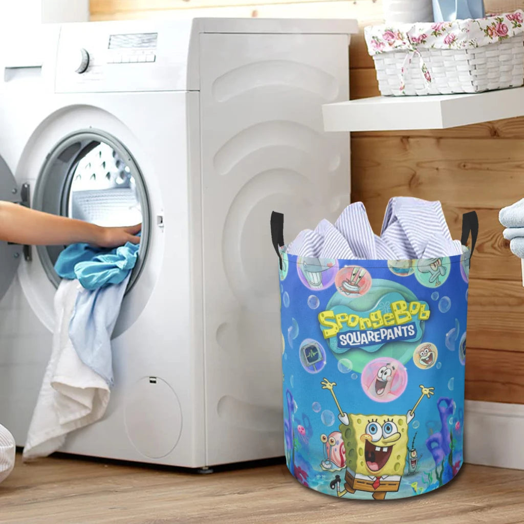 Cesto para la ropa sucia de Bob Esponja - Almacenamiento de Fondo de Bikini